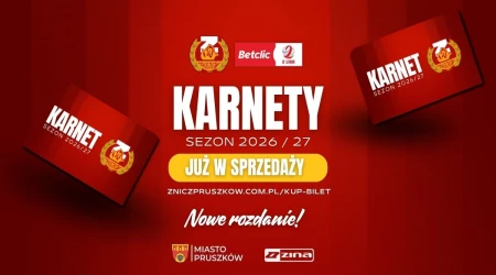 KARNETY I MKS ZNICZ PRUSZKÓW 2026/2027